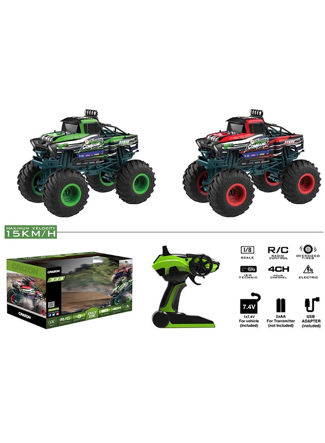 CRAZON كرازون-2.4G مقياس 1:10 عجلة كبيرة على الطرق الوعرة (G) - Image 2