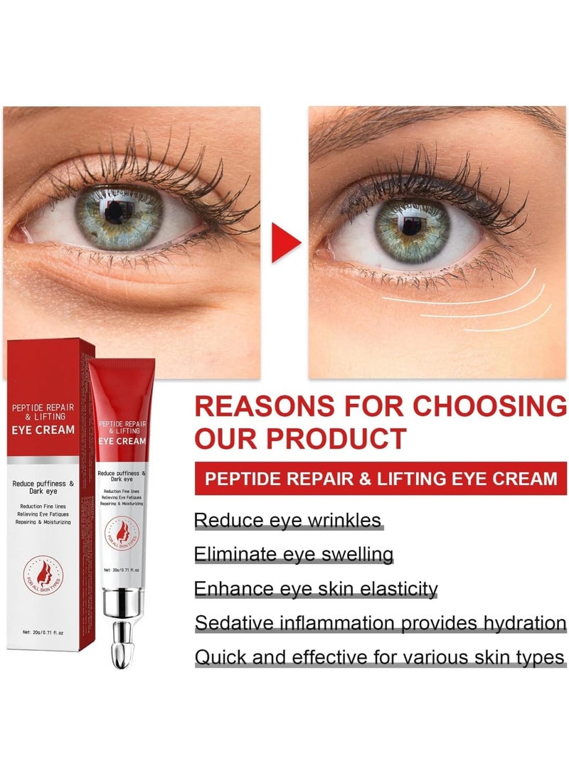 KASTWAVE KASTWAVE Peptide Lifting Eye Cream, Wake Up Eye Gel, Firming Eye Cream Anti Aging, Depuffing, Brightening, Hydrating, All Skin Types  - Image 4