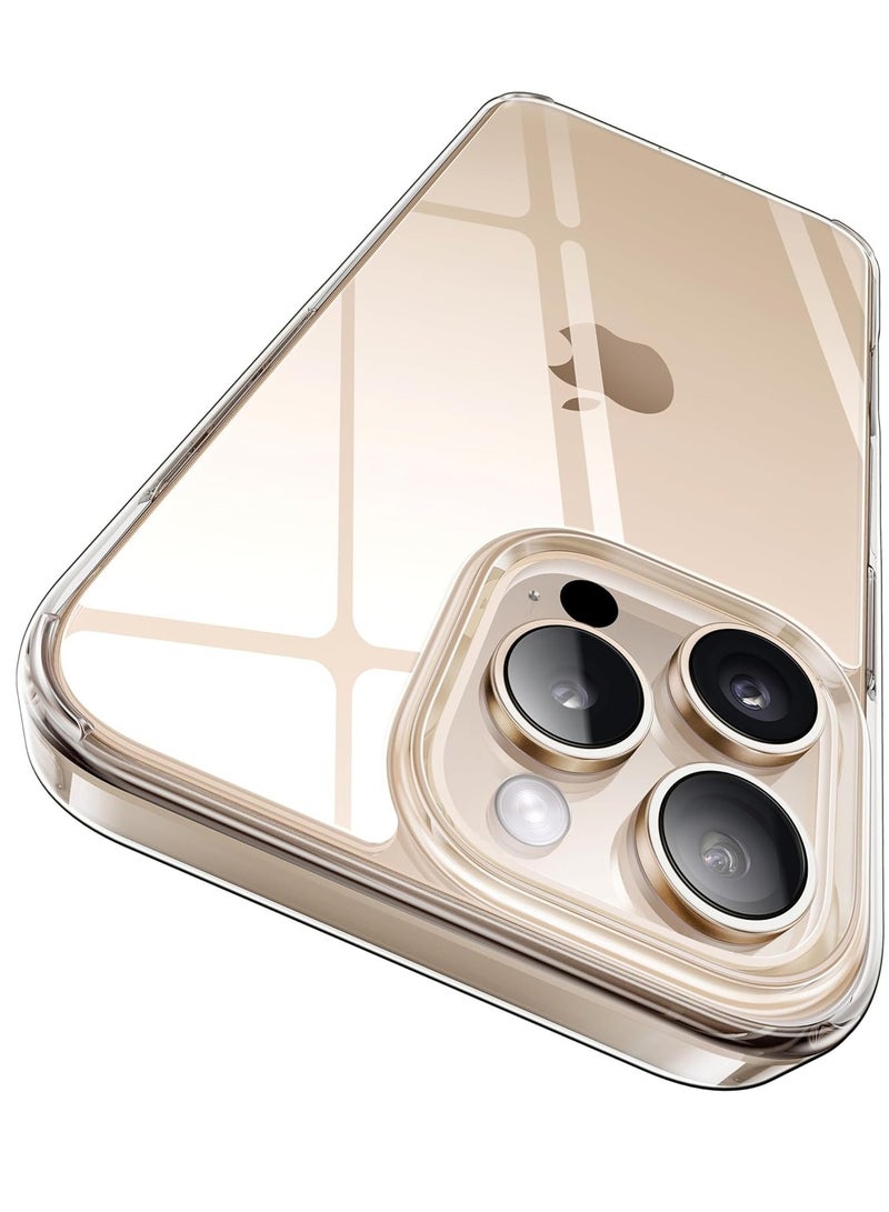 إلترازون iPhone 16 Pro Max Case - Crystal Clear with Never Yellow Technology, 12FT Mil-Grade Protection, Slim Transparent Cover for Men and Women (6.9”) - Image 1