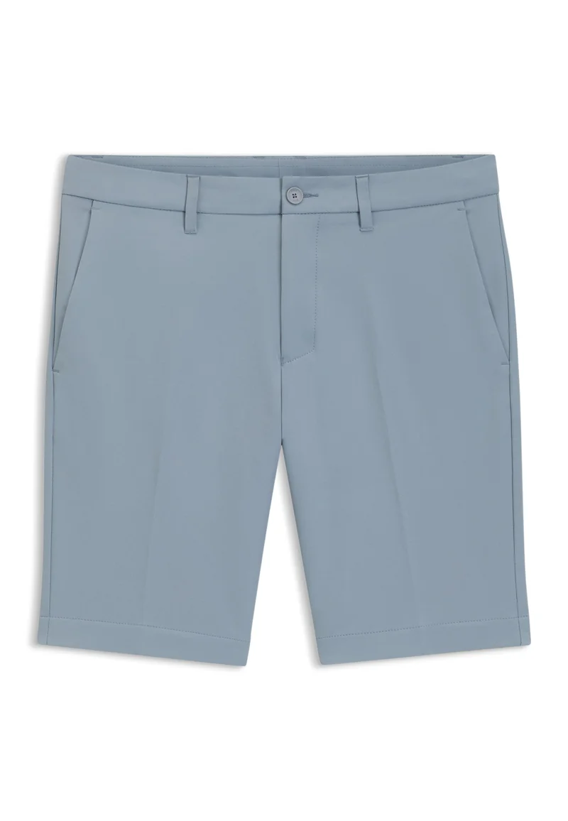BOSS Dark Grey Slim-fit shorts in water-repellent stretch fabric for Men | Best Price UAE