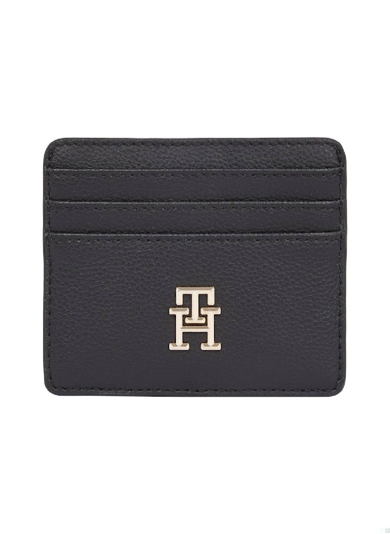 TOMMY HILFIGER Women's Soft Logotape Cardolder - Polyester Blend, Black  - Image 1