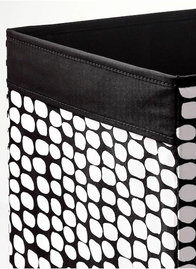 Generic - Polyester Multi-Purpose Storage Box Black and White model (Kyn008) - Image 1
