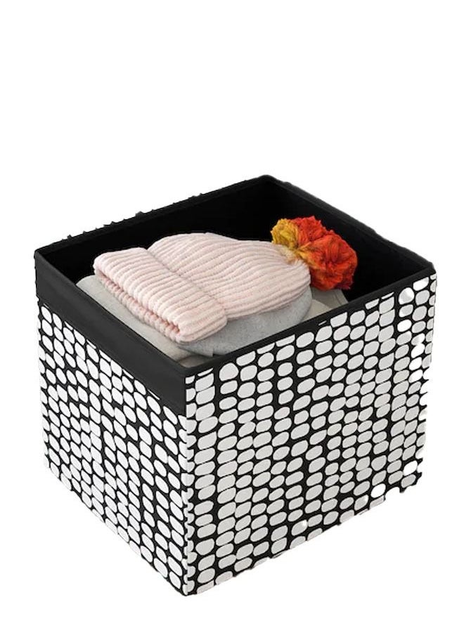 Generic - Polyester Multi-Purpose Storage Box Black and White model (Kyn008) - Image 1