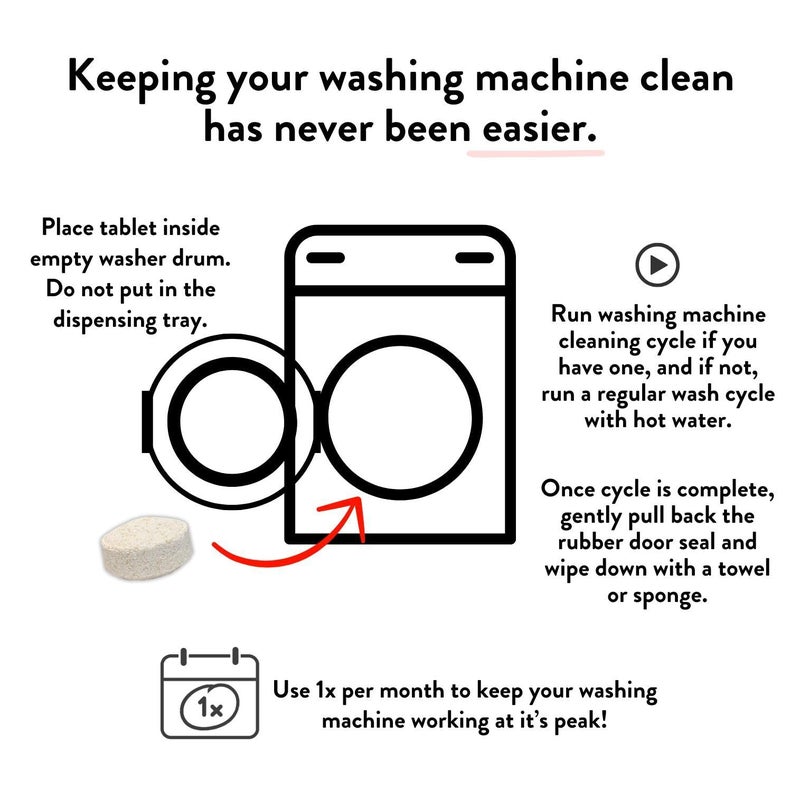 REVIVEEO Immunity Boost Washing Machine Cleaner Tablets 10ct by Revive Essential Oils - 10 Month Supply, Synthetic Fragrance Free, Stain & Odor Fighting, Essential Oils - Image 3