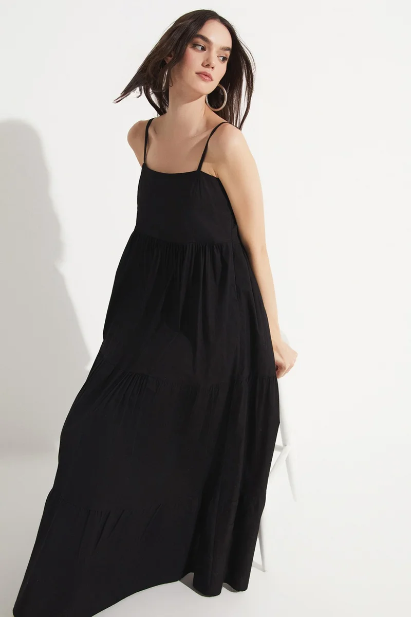 جون Strappy Cotton Dress