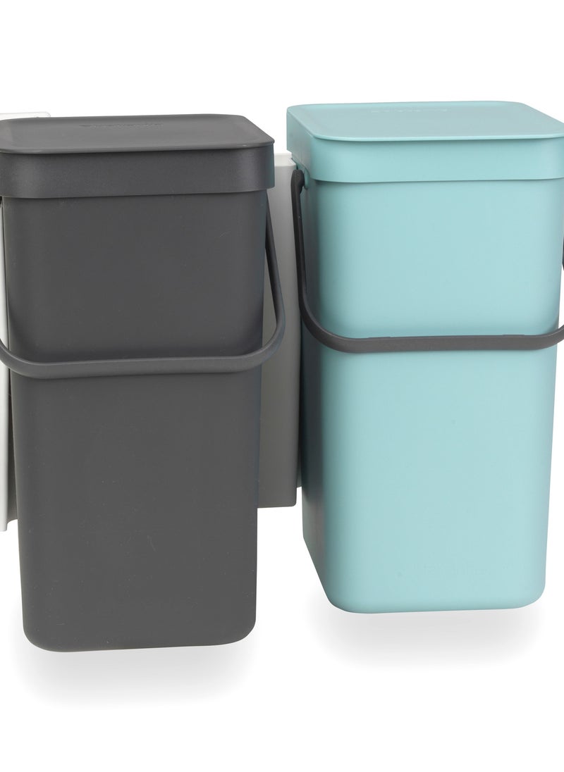 brabantia - BRABANTIA Set of 2 Built in Bin 12 litre - Image 1