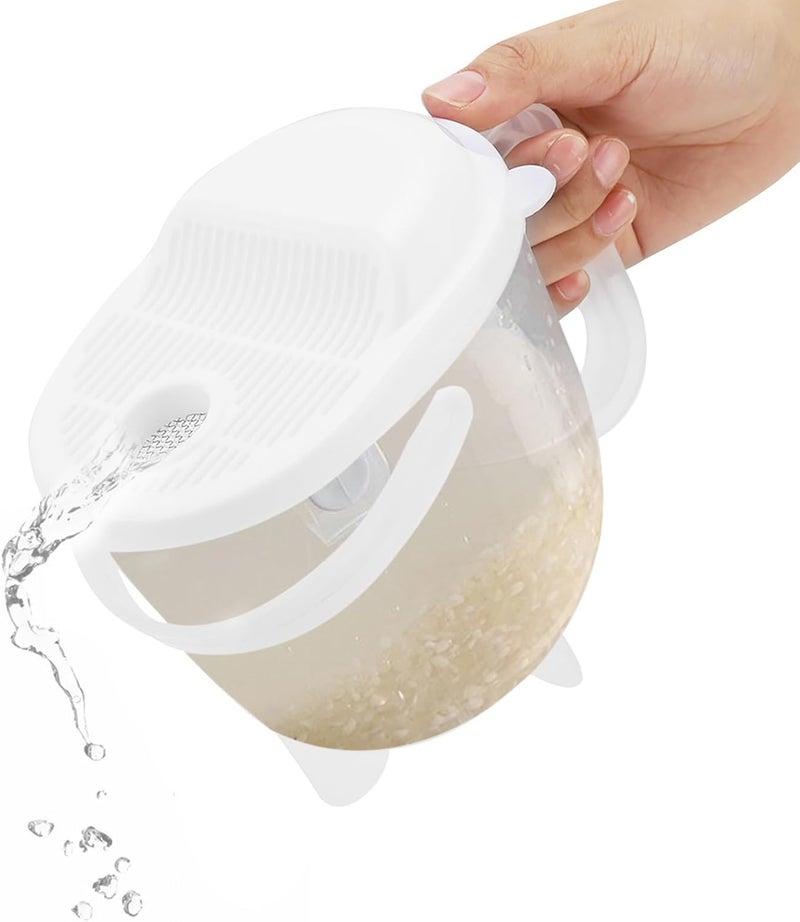 LASALE 1 pcs Fast Automatic Indicator Rice Washing Machine Strainer Cleaner Rice Purifier Basket Kitchen Tools - Image 5