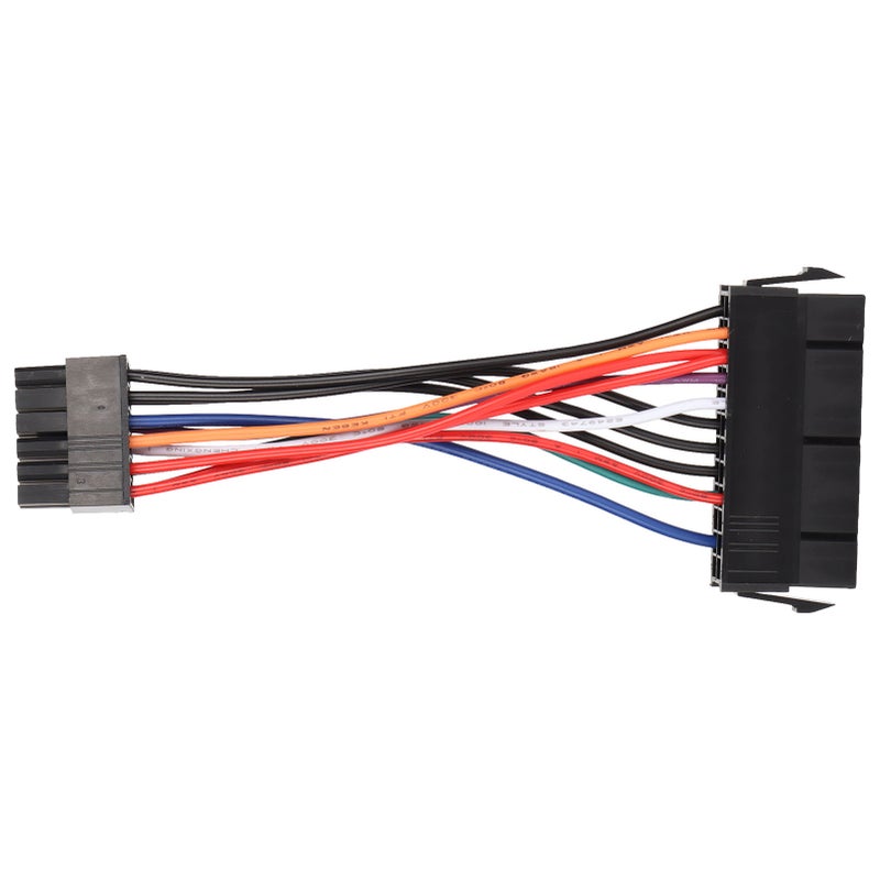Power Cable 18AWG 24 Pin to 14 Pin Copper Conductor Stable Performance Computer Accessories - Image 1