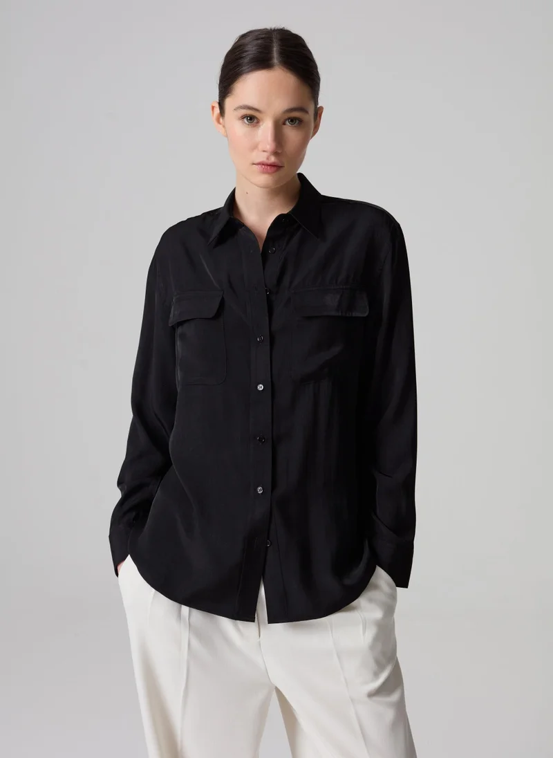 Ovs Contemporary City relaxed-fit shirt in satin