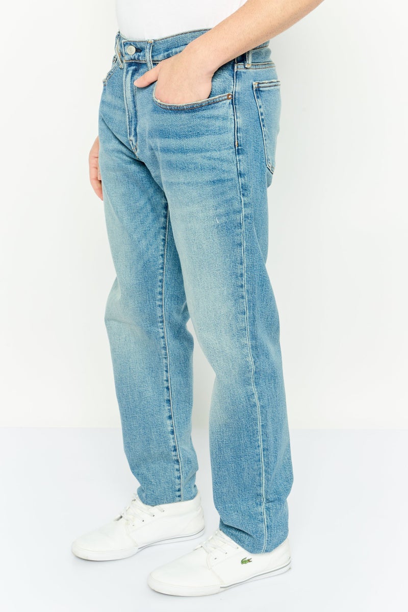 GAP Men Slim Fit Wash Stretchable Jeans, Blue - Image 3