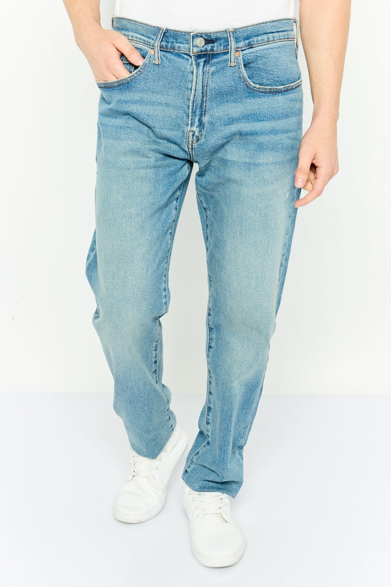 GAP Men Slim Fit Wash Stretchable Jeans, Blue - Image 1