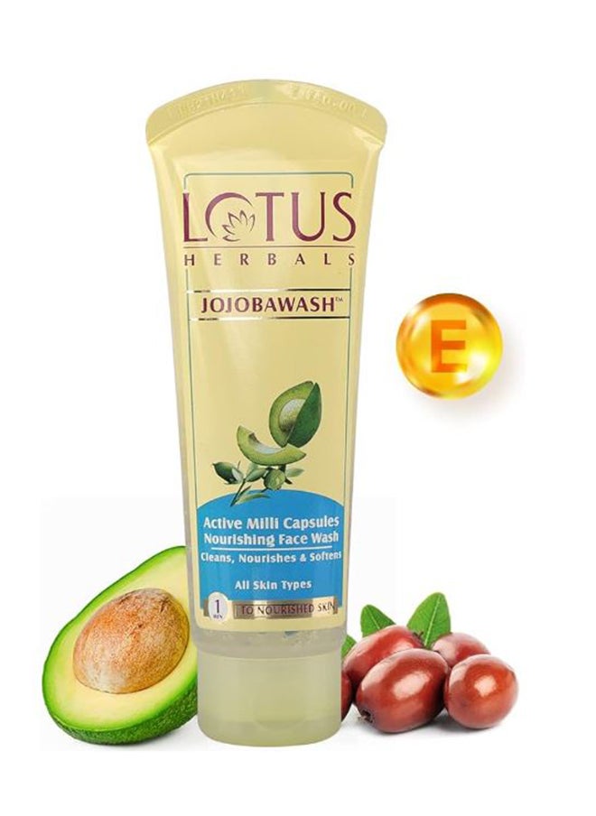 LOTUS HERBALS Jojobawash™  Active Milli Capsules Nourishing Face Wash  - Image 1