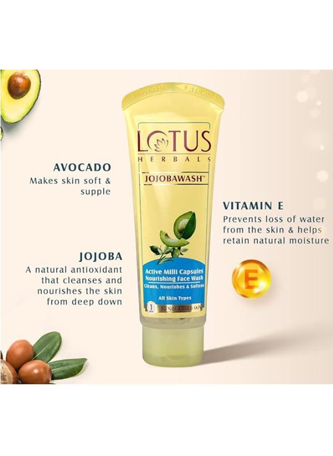 LOTUS HERBALS Jojobawash™  Active Milli Capsules Nourishing Face Wash  - Image 3