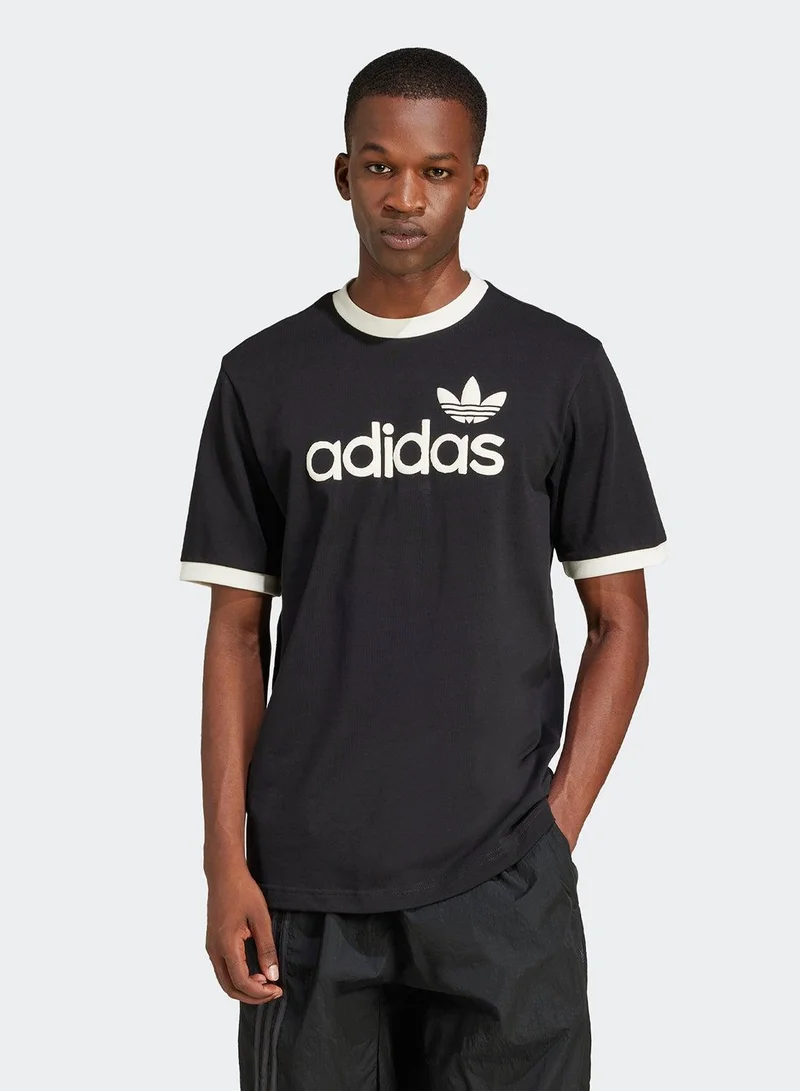 adidas تي شيرت أديداس سيمبل للرجال - أسود