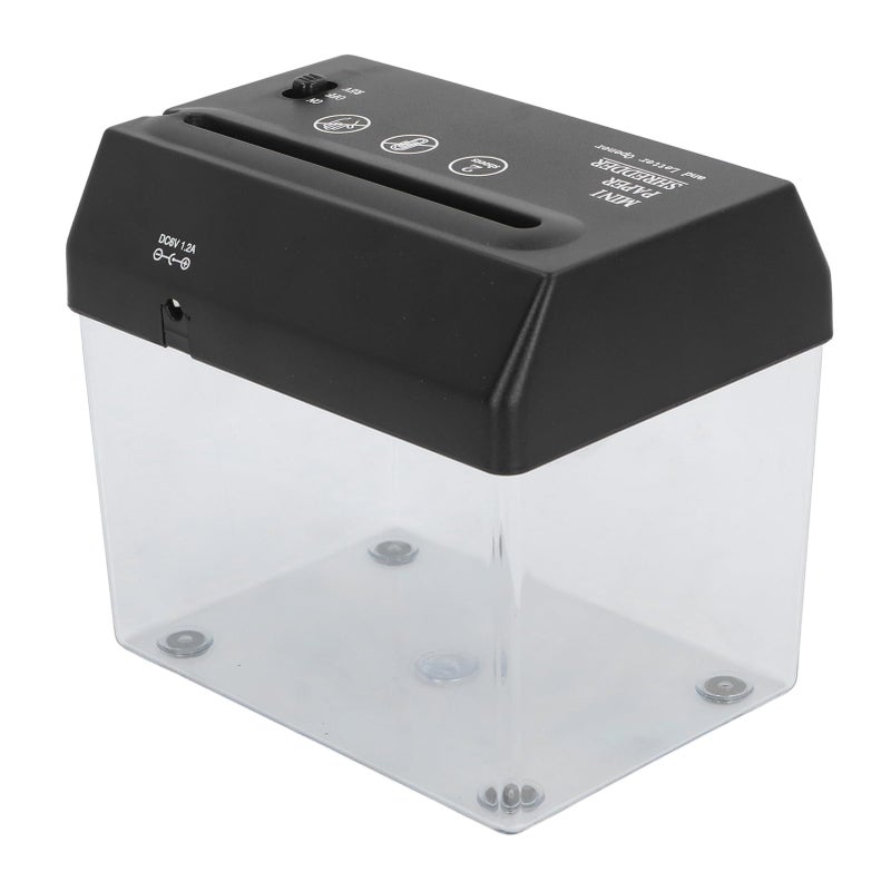 Mini USB Electric Shredder Automatic Feed For A6 A4 Paper Bills Receipts - Image 3