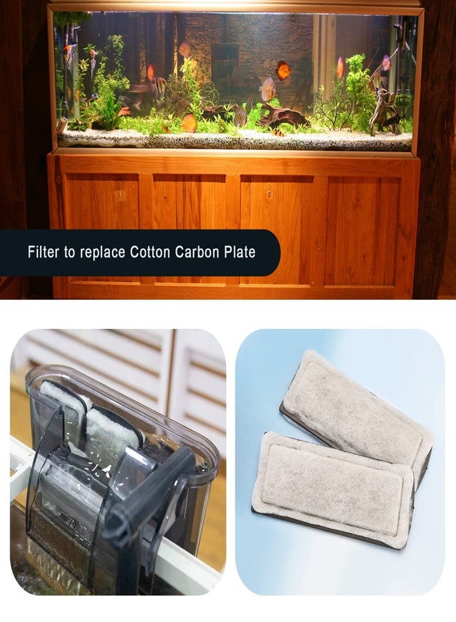 كريت آيديا مجموعة استبدال فلاتر أحواض السمك من Create Idea، 4 قطع، متوافقة مع خراطيش فلتر الكربون النشط لأحواض السمك XP-05 وXP-09 وXP-011 وXP-013 - Image 2