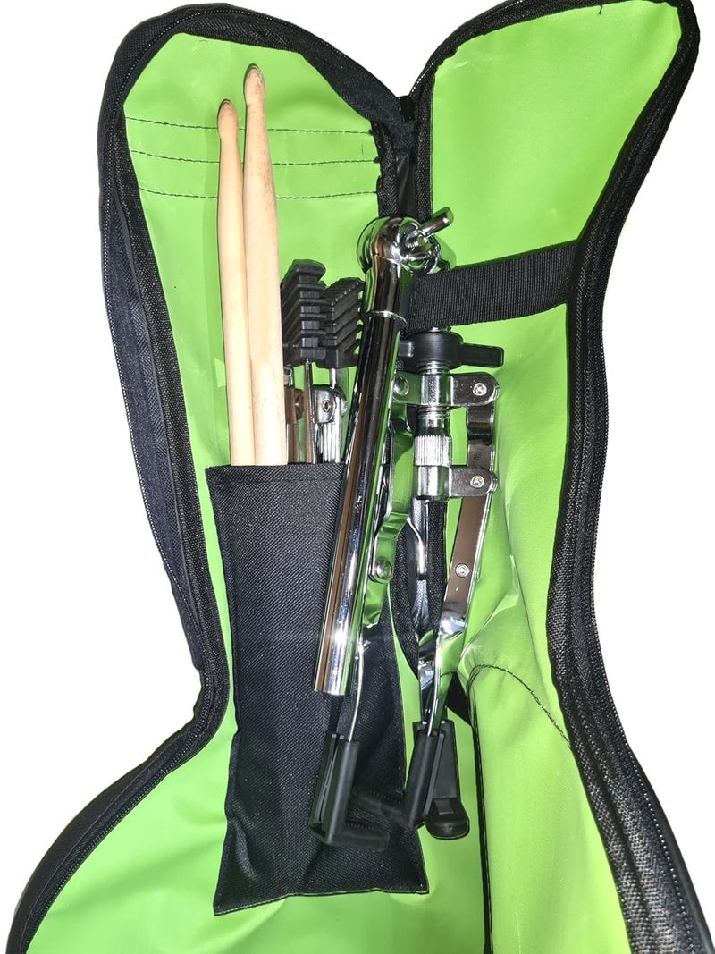 Softline Pro SP-DPPK-Kit 12" & 10 Corners Dumbed Drum Practice Pad Kit, Double Side with Stand & Bag (SP-DPPK-43-STICK-KIT-OG) - Image 4
