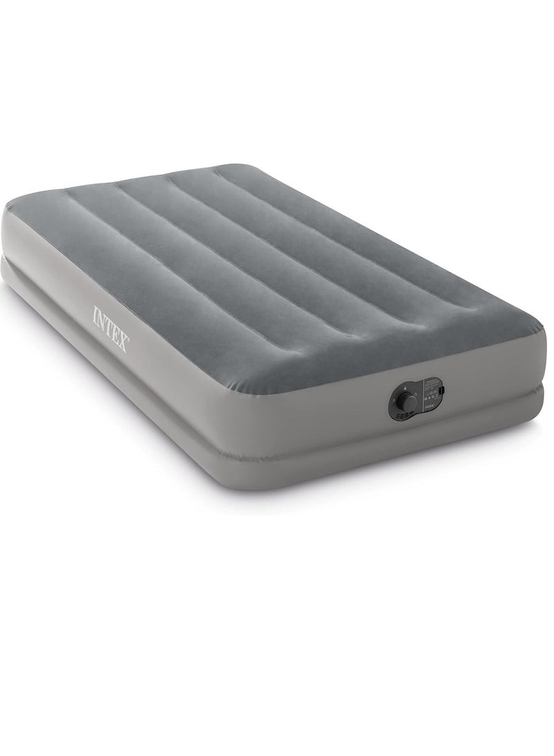 انتكس مرتبة هوائية قياسية: تقنية الألياف، مقاس مزدوج، مضخة كهربائية USB مدمجة، ارتفاع السرير 12 بوصة، سعة وزن 300 رطل - Image 1