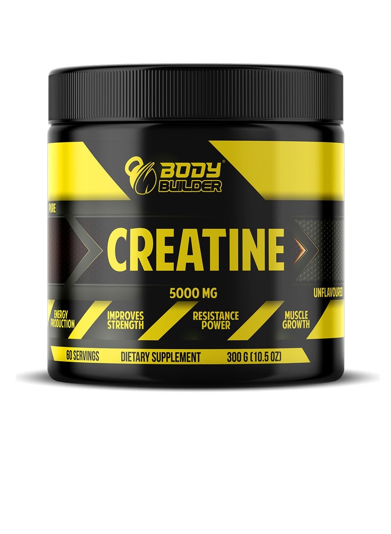 Body Builder Creatine 5000mg Unflavored 60 Servings