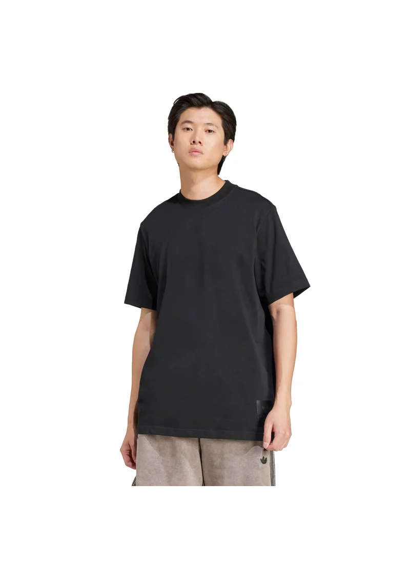 اديداس adidas LABEL GFX TEE Black Originals Men T-SHIRTS