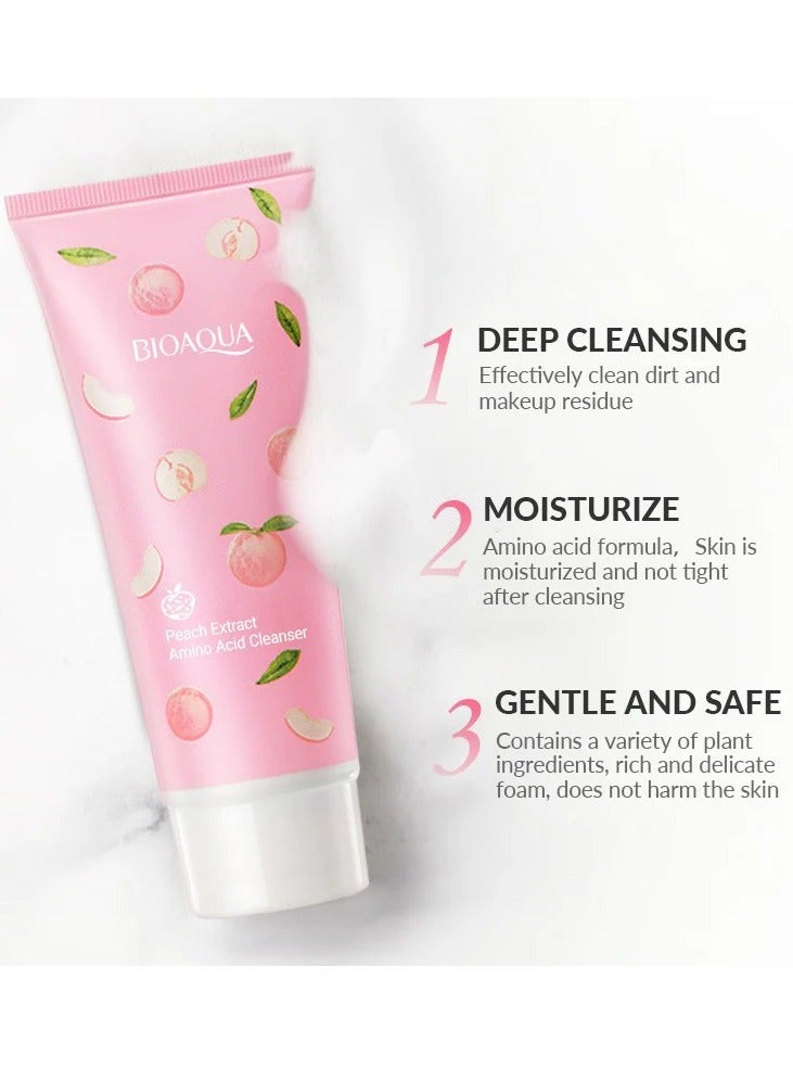 Peach Extract Amino Acid Cleanser 100 g