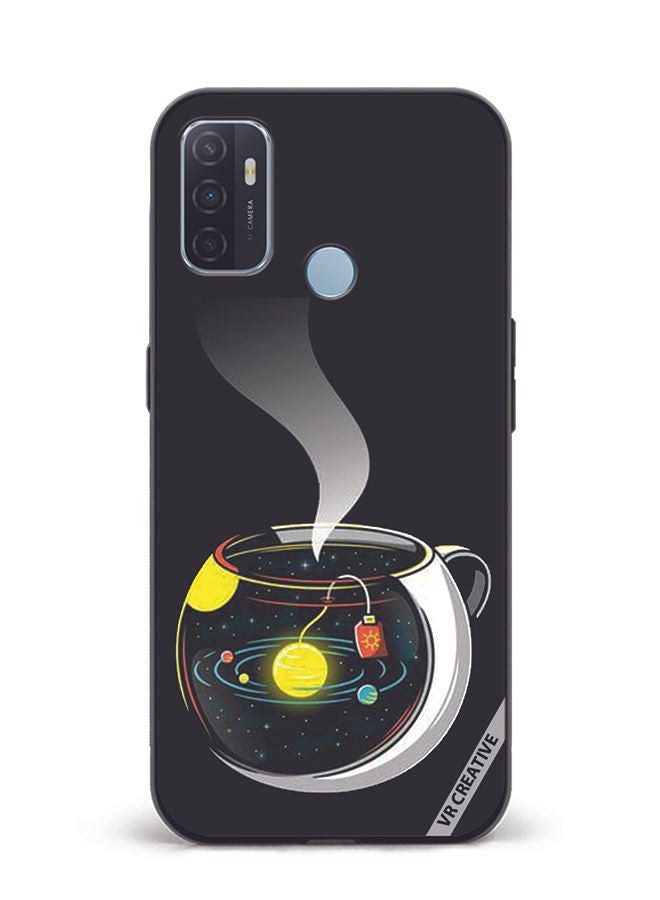 VR CREATIVE Protective Case Cover For Oppo A53 Galaxy Design Multicolour - Image 1