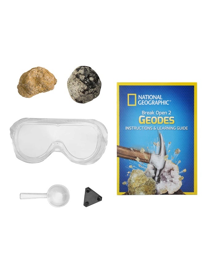 NATIONAL GEOGRAPHIC Break Open 2 Geodes Set  - Image 2