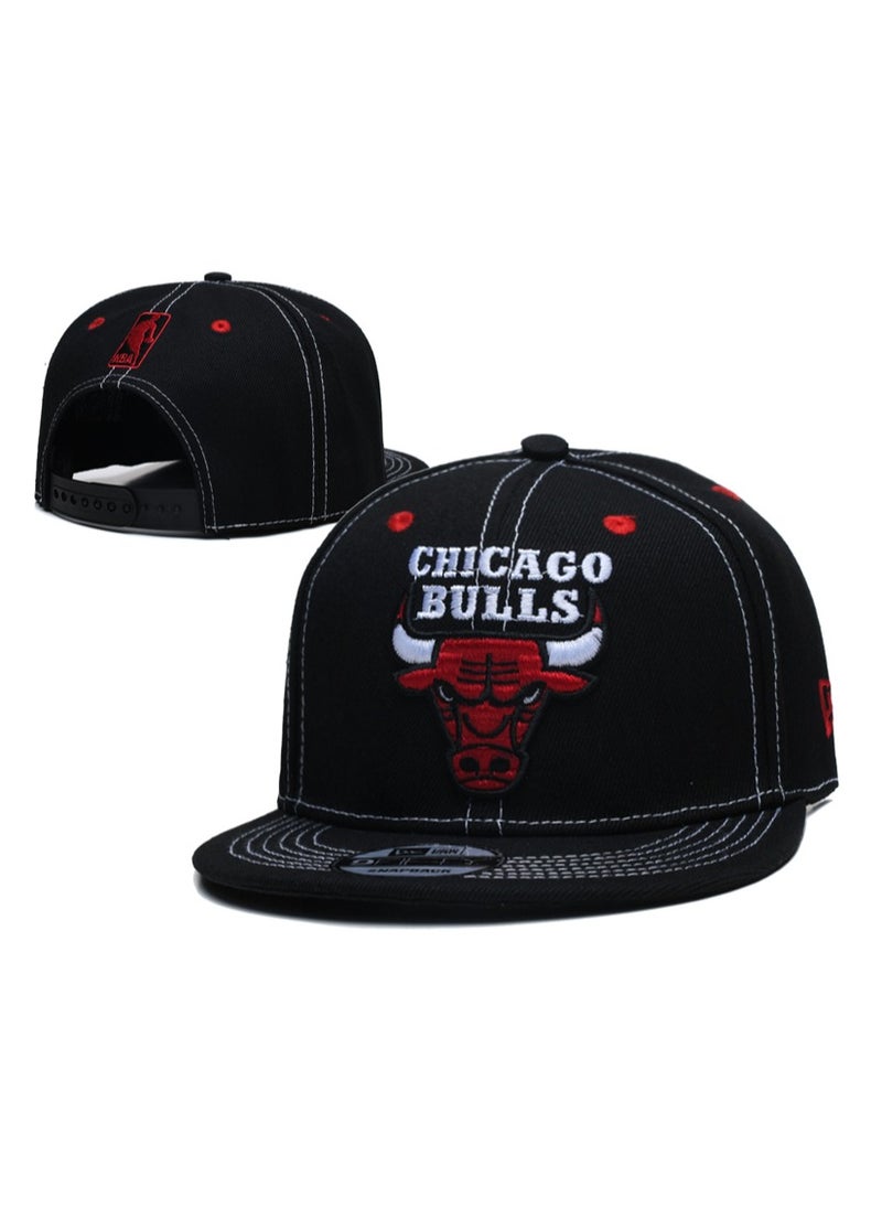 NEW ERA Chicago Bulls Men's Baseball Cap Adjustable Snapback Hat Embroidered Team Logo Sports Fan Gift 