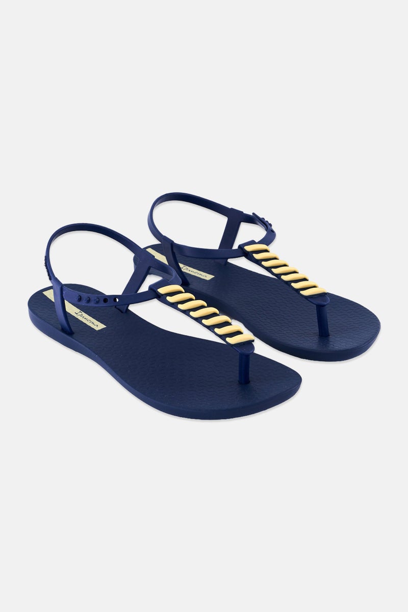 Ipanema Women Clazz Jazz Slip On Sandal, Navy - Image 1