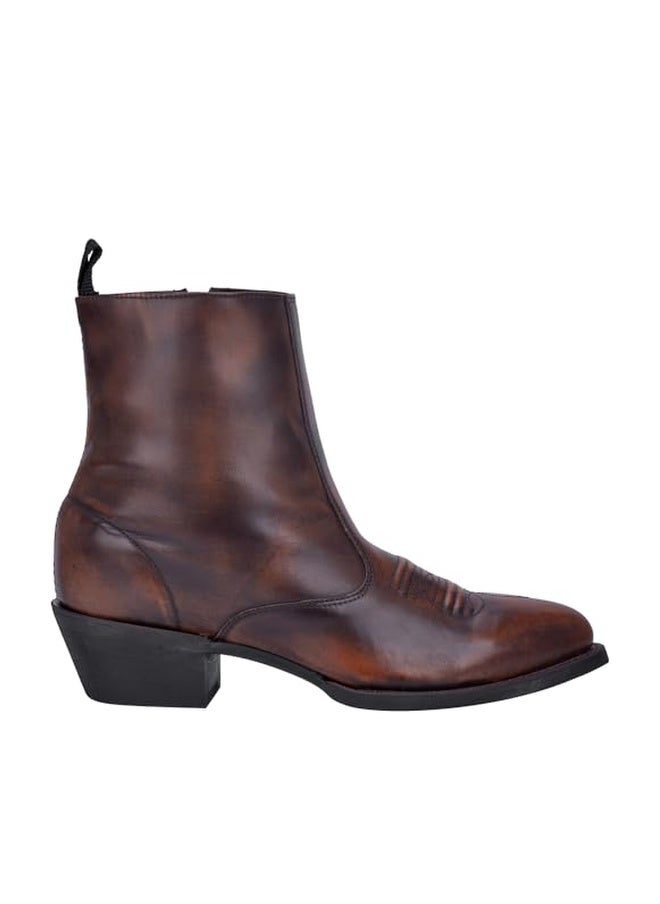 Laredo Mens Fletcher Pointed Toe Pull On Casual Boots Ankle - Brown - Size 10 D - Image 1