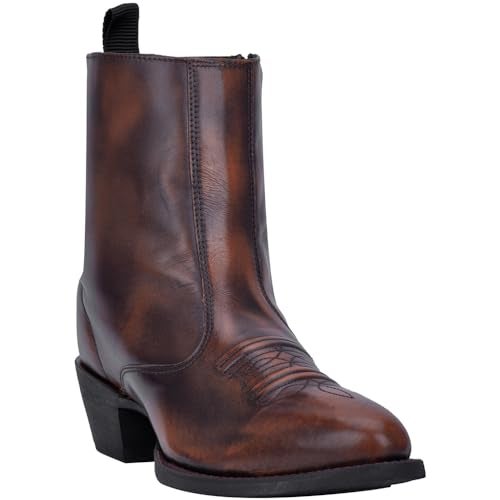 Laredo Mens Fletcher Pointed Toe Pull On Casual Boots Ankle - Brown - Size 10 D - Image 2