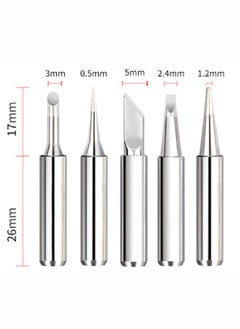 Generic 10 Piece Soldering Iron Tip Set Rapid Heat Conduction Anti-Oxidation Durable Various Styles Stabilized  - Image 4