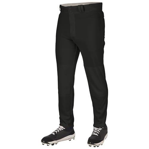 Champro Triple Crown 20 Tapered Bottom Baseball Pants Youth Medium Black - Image 1
