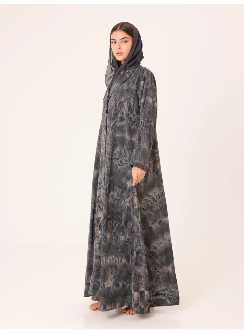 Ikkxa  Monolith Bloom Luxe Abaya for Women | Best Price UAE