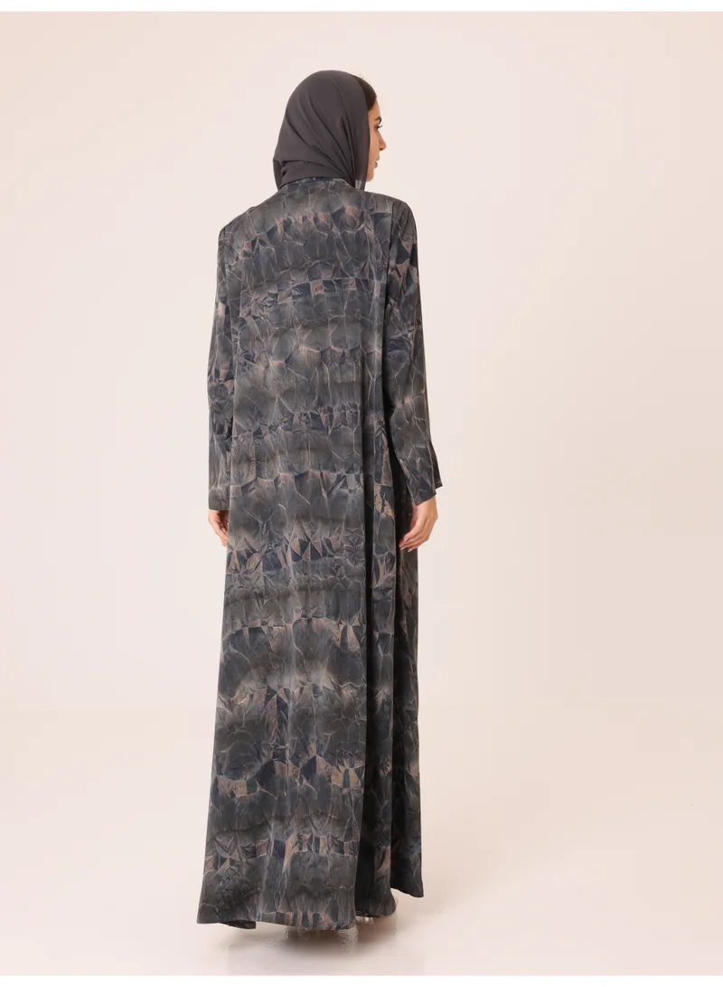 Ikkxa  Monolith Bloom Luxe Abaya for Women | Best Price UAE