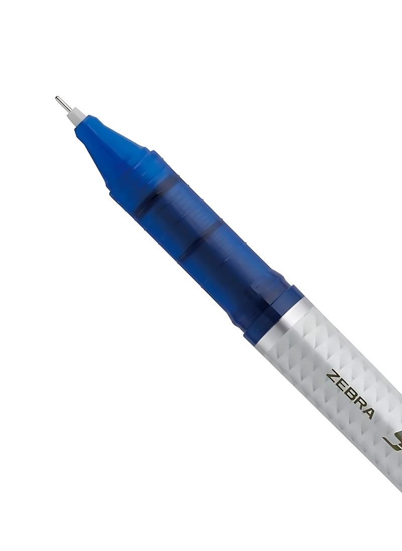 ZEBRA 3 Piece Sonicball NT5 Liquid Ink Pen Blue Smooth Writing Experience  - Image 3