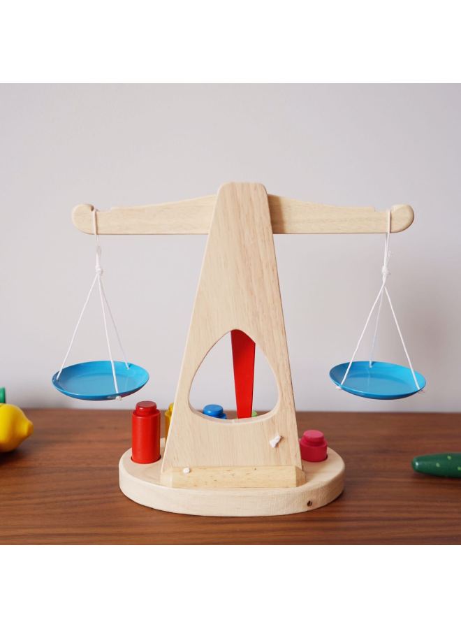 Infant Children Wooden Intelligence Toys Balance Toys Master Balance Game Toys Baby Early Education-Color:Wooden Mother Balance - Image 4