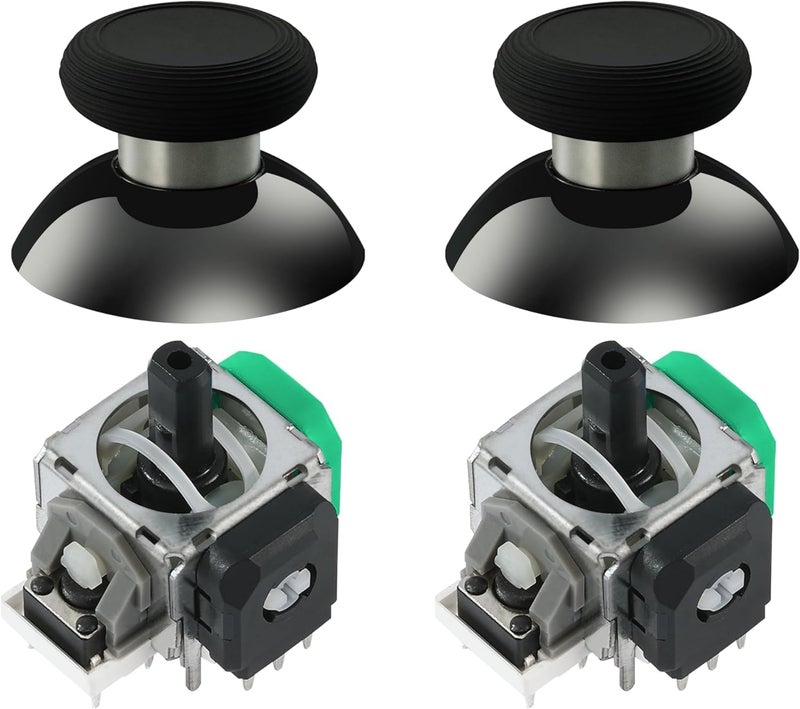 TMR Joysticks Replacement for Xbox Series S/X Game Controller, Anti-Drift, Electromagnetic Joystick Repair Kit, 2 Thumb Stick Caps included