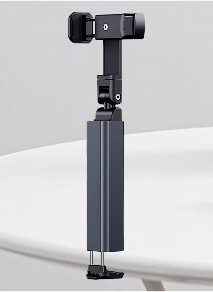 ELTRAZONE - Airplane Phone Mount – Travel Essential 360° Rotation Foldable Pocket-Sized Stand for Airplane Seat Back, Tray Table, Car Back Seat & Trunk - Image 1