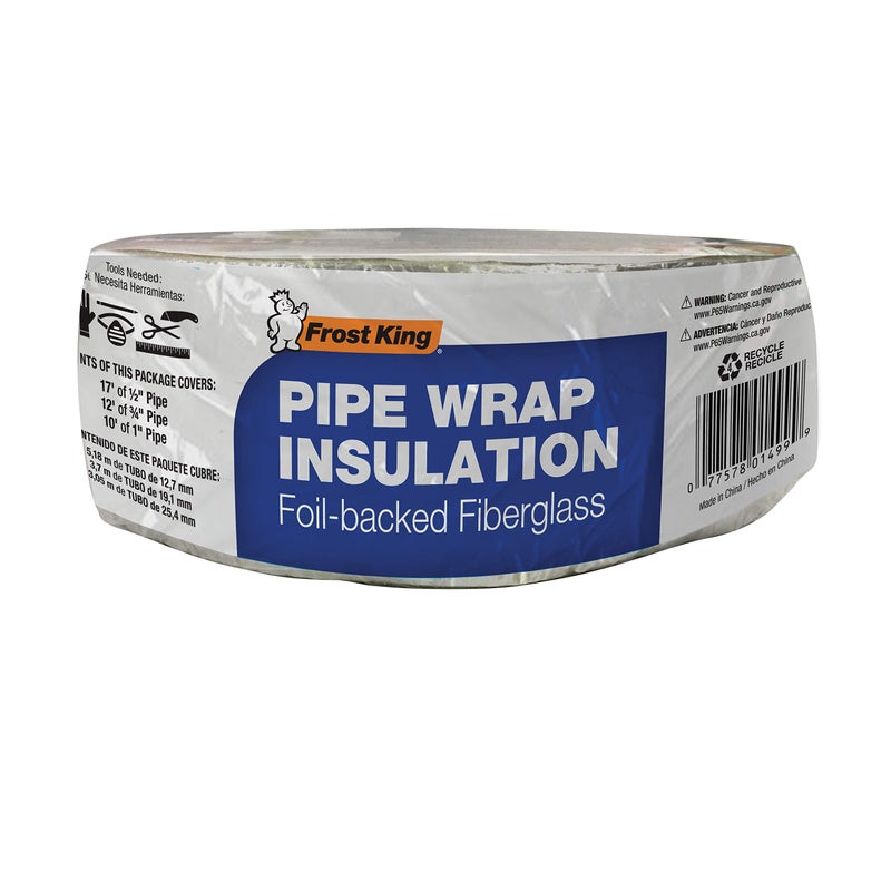 Frost King Frost King Foil Backed Fiberglass Pipe Wrap, 3"x1"x25'  - Image 5