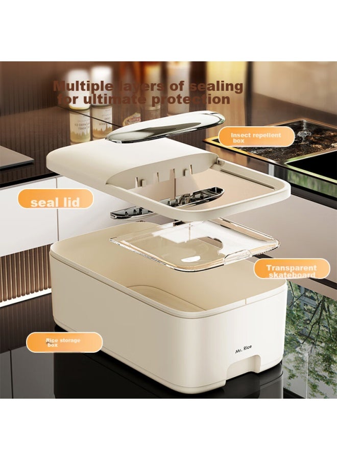 Additive Degree Jiadu Mi Tong Household Insect-proof Moisture-proof Sealed New Food-grade Rice Container, Flour Storage Jar - Image 4