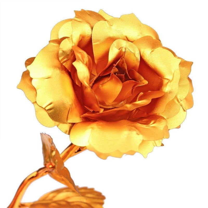 Lavanaya Silver Lavanaya Silver - Gold Rose Artificial Flower Gift Set with Loving Box Carry Bag and Beautiful Bud Vase, Perfect for Your Loved Ones  - Image 4