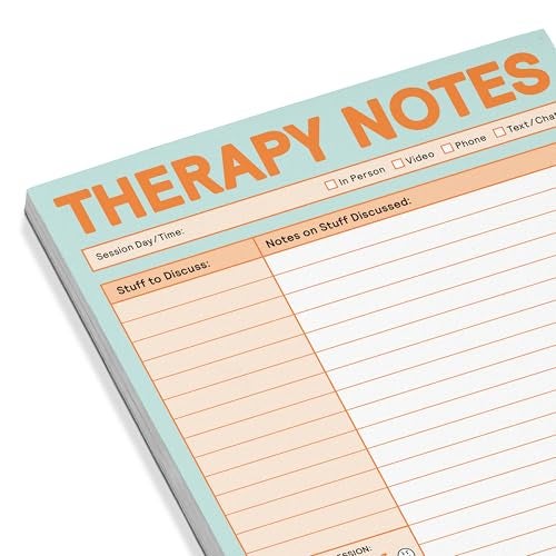 Knock Knock Therapy Notes Pad: Record Stuff to Discuss in Therapy + Session Notes & Discussion, 6 x 9-Inches, 12645 - Image 4