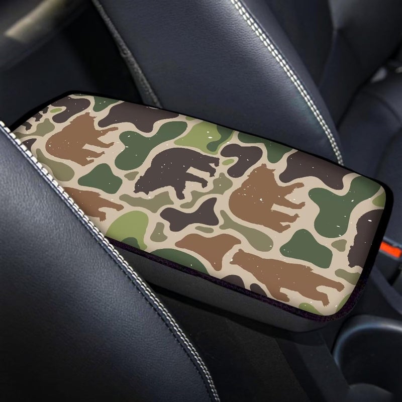 Dreaweet Stylish Spider Web Printed Black Car Center Console Armrest Cushion Cover Pad Soft Car Armrest Seat Box Cover Protector Auto Car Interior Accessories Decor - Image 3