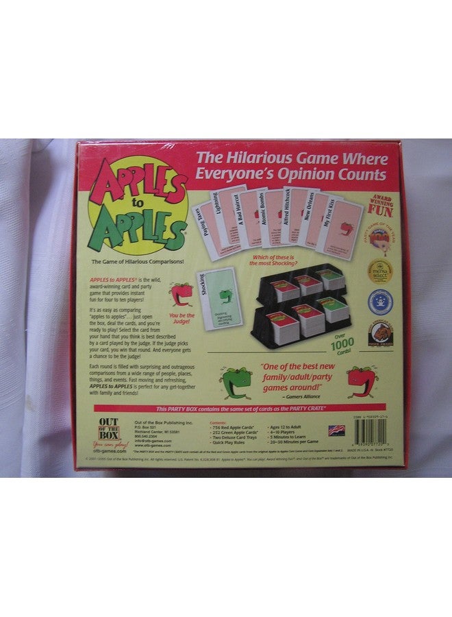 Out of the Box Apples to Apples The Game of Hilarious Comparisons Party Box - Image 5