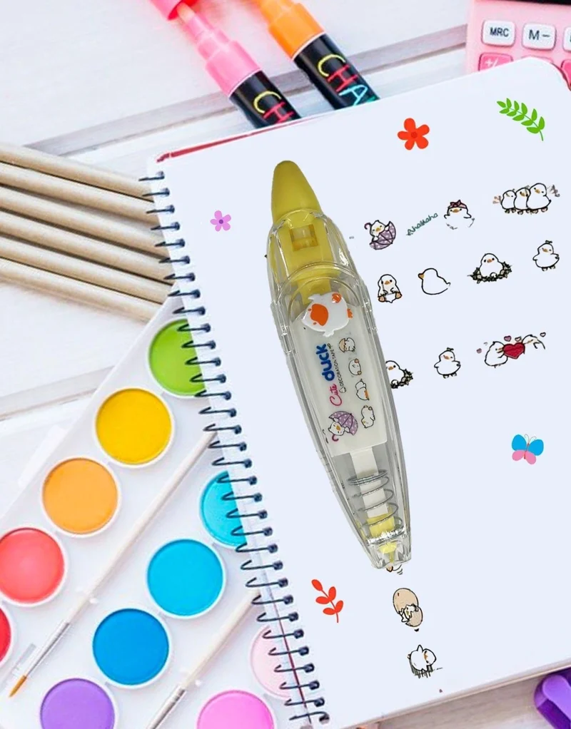 Kağıt Gemi Dükkan Duck Patterned Decoration Tape Tipex - Tipex