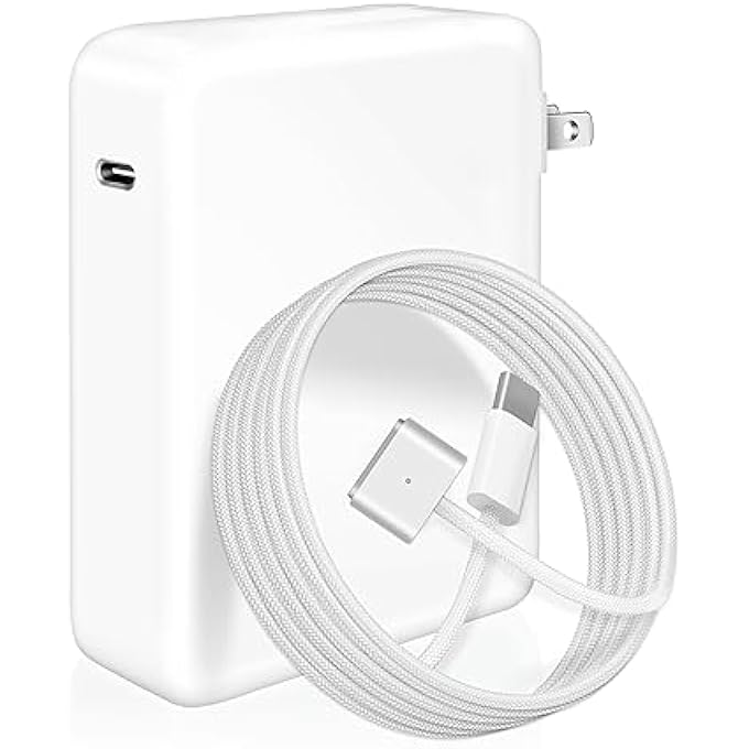 rayihni 140W CHARGER REPLACEMENT FOR MACBOOK PRO 13,14,16 INCH 2023,2022, 2021(M1 M2), MAC BOOK AIR 15,13 INCH 2022 2023(M1 M2),INCLUDE 6.6FT USB C TO MAGNETIC 3 BRAIDED CABLE/1