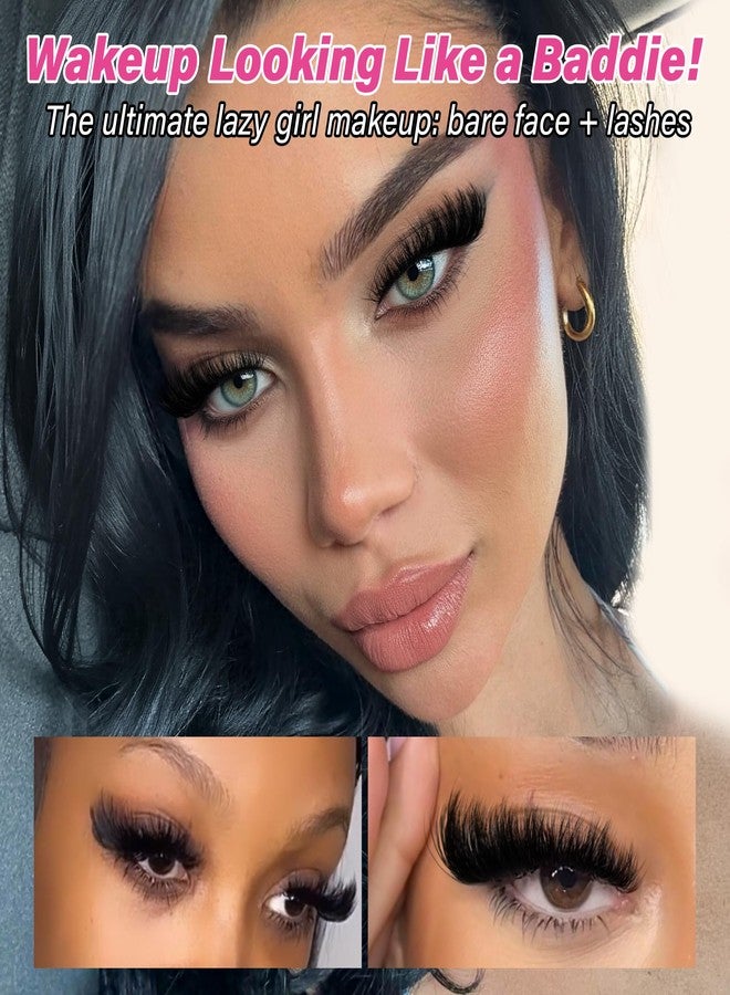 كالفديار وصلات رموش كثيفة وناعمة، 60D، 80D، 100D، رموش فردية من 10 إلى 18 مم، 270 قطعة، وصلات رموش صناعية من المنك، سهلة التركيب، تدوم طويلاً - Image 5