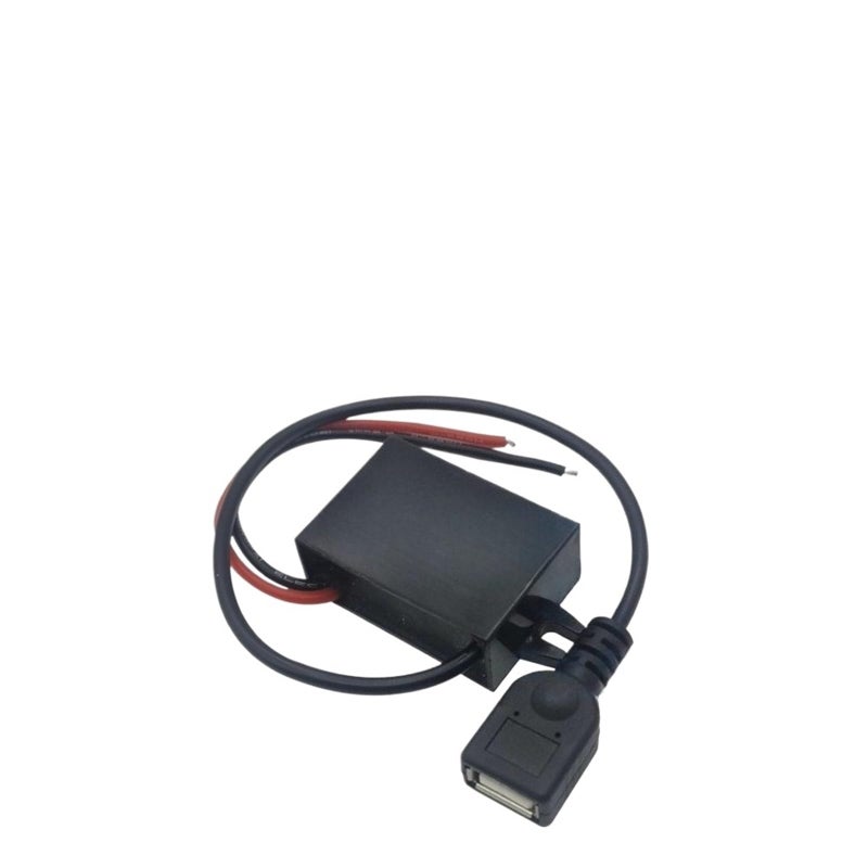 مزدوج USB 12 فولت 24 فولت إلى 5 فولت 3 أمبير DC DC محول تنحي وحدة إمداد الطاقة - Image 3