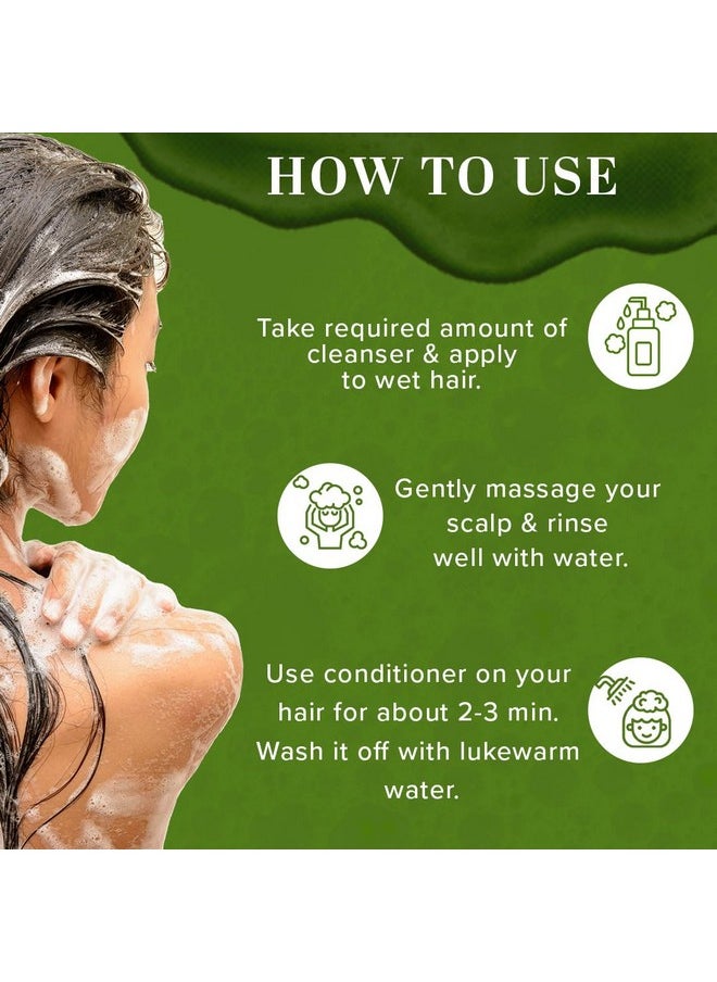 Khadi Natural Amla & Bhringraj Hair Cleanser & Conditioner Combo Pack| Control Dandruff & Hair Fall | Reducing Scalp Irritation| 210Ml Each  - Image 4